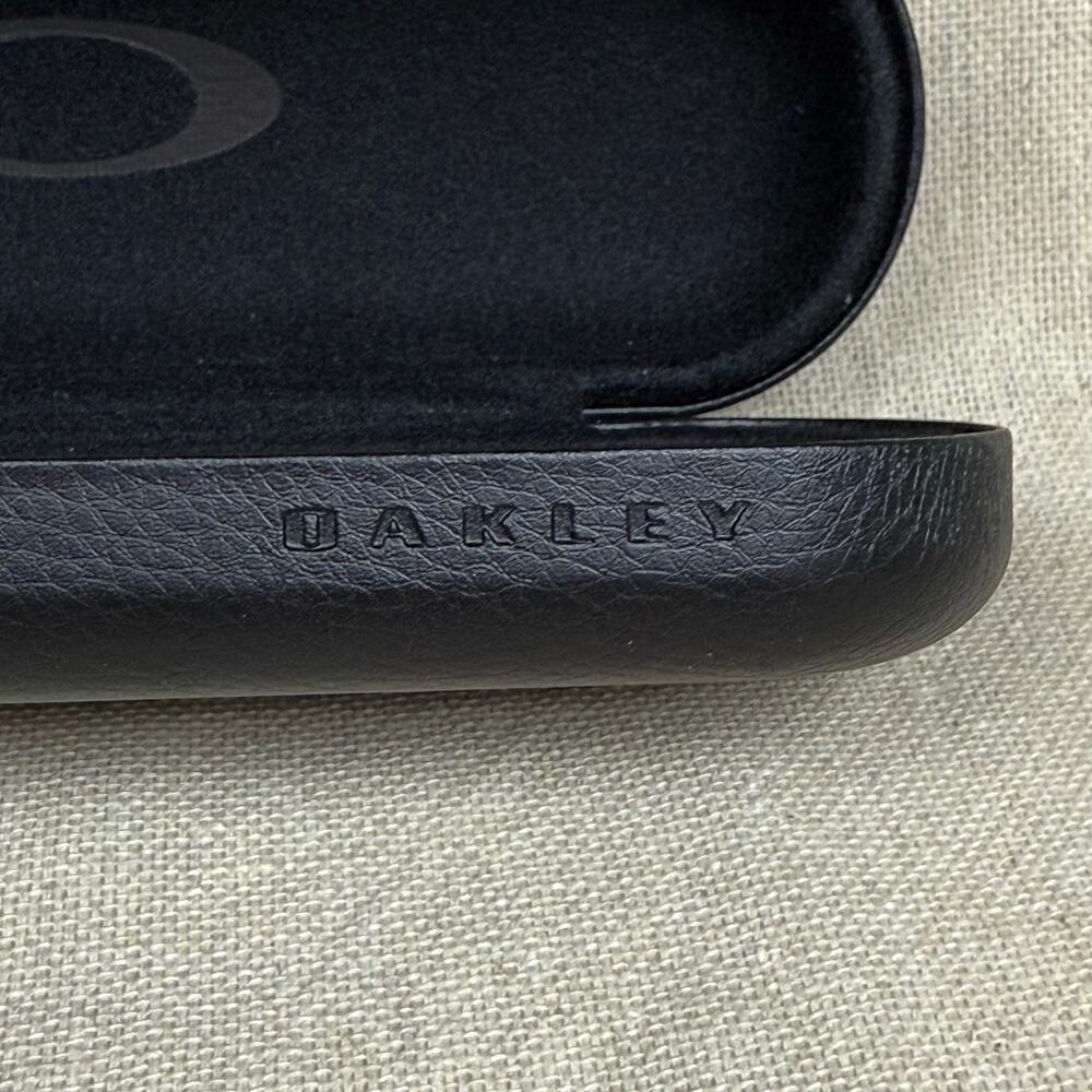 Oakley Hard Shell Eyeglasses Case Black Faux Leather Sunglass Case - Picture 5 of 10